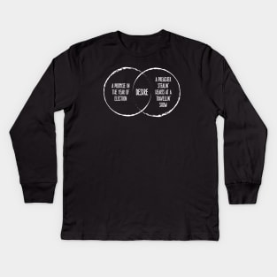 Desire Venn Diagram Kids Long Sleeve T-Shirt